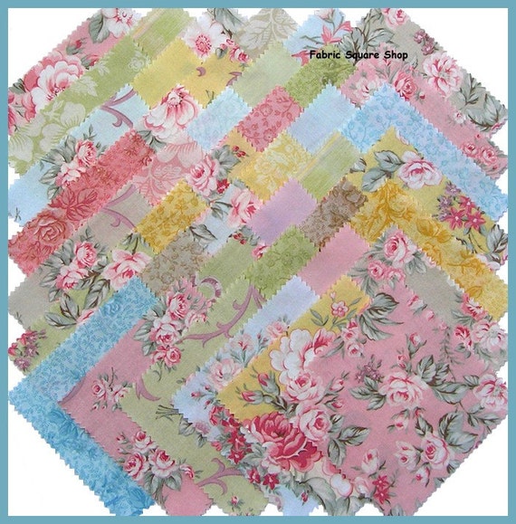 Robyn Pandolph SOMERSET COTTAGE Charm Pack Fabric Squares Kit