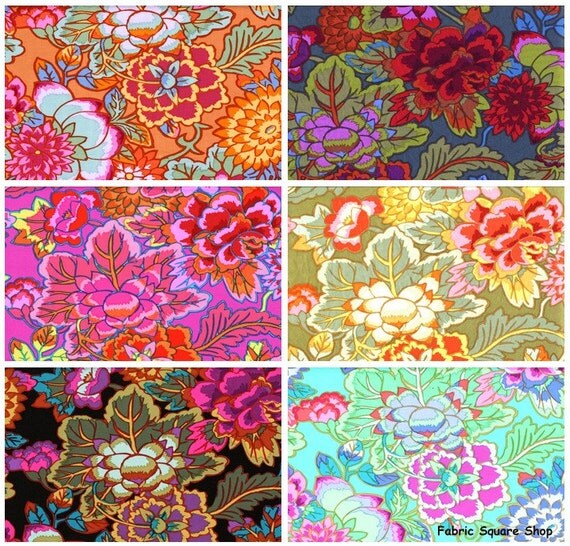 Kaffe Fassett CLOISONNE Fat Quarters Fabric by materialgirlchic
