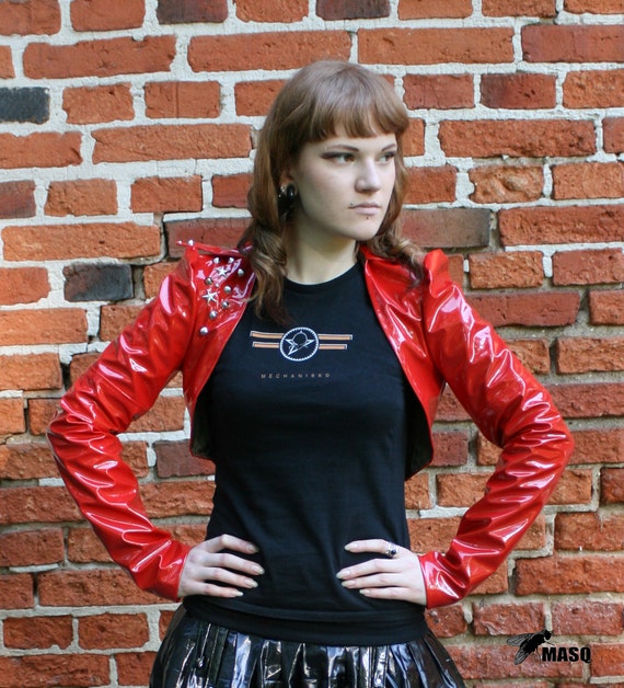 how to make faux leather jacket less shiny