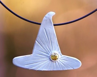 sun magic, fine silver pendant, pmc, precious metal clay