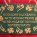 Irish Blessing Wooden Sign