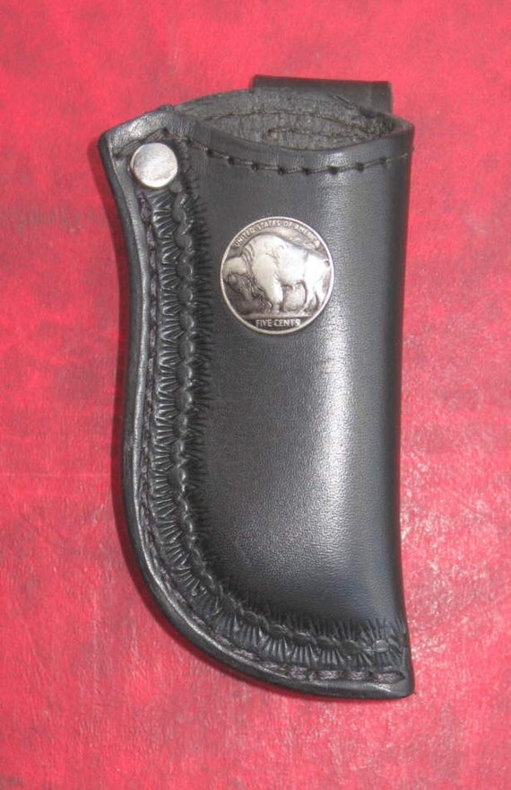 Custom Leather Knife Sheath for Buck 112