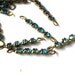 RESERVED to Kathy Fisher -7 Vintage Swarovski crystal connector beads, 4 blue rhinestones in brass setting- RARE