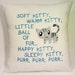 The Big Bang Theory inspired Soft Kitty Song Embroidered Pillow Case Cover