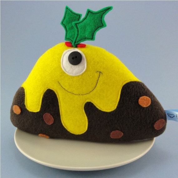 plush christmas pudding