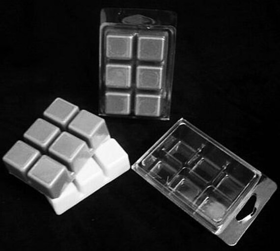 20 Clamshell Tart Molds Scented Wax Tarts Containers