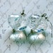 SALE Clear Bulb Earrings