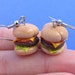 CLEARANCE Burger earrings NICKEL FREE