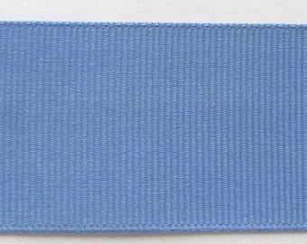 Grosgrain Ribbon Capri Blue -8 yds 2 1/4" wide or 16 yds 7/8" wide or 22 yds 5/8" wide or 33 yds 3/8" wide