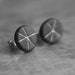 Starburst post earrings in Slate