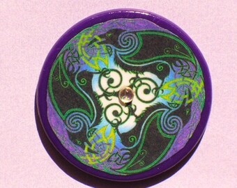 CELTIC RAVENS Talisman Amulet Witch Wicca Pagan Gothic