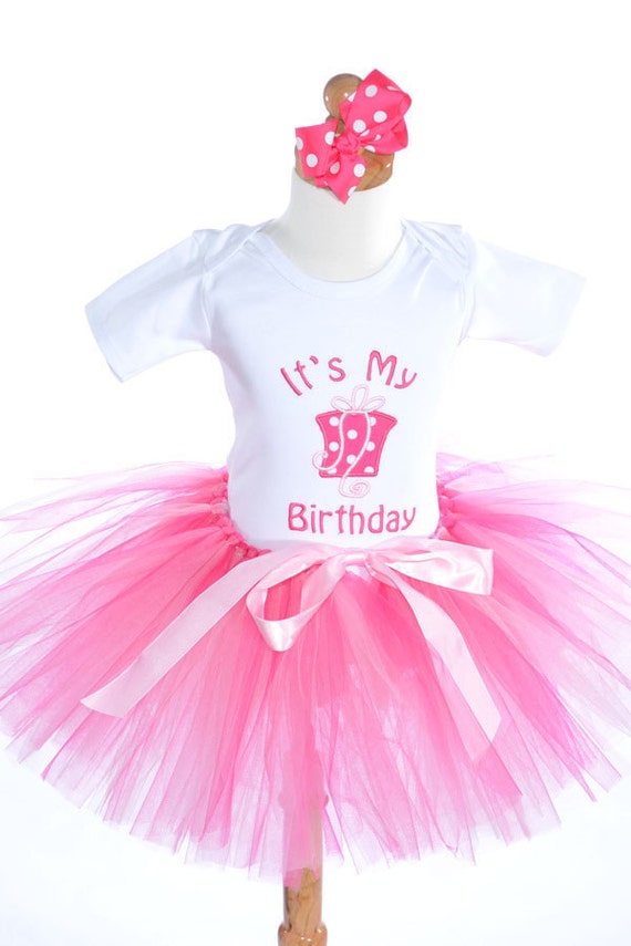 1st Birthday Outfit Its My Birthday Outfit 1-6 Girls by BeanaBaby