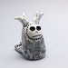 Spirit Sculpture Clay Monster White Forest Creature