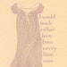 Jane Austen print - Merry - Emma, Regency fashion illustration, Gocco