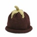 Aubergine /Eggplant Hat for Babies - 3-6 Months - In Stock - Ready to Ship