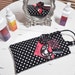 Fabric Flat or Curling Iron Travel Case with Fabric Hair Clip