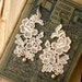 petite jardin lace earrings