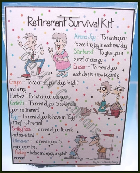 Retirement Survival Kit Becky's This And That