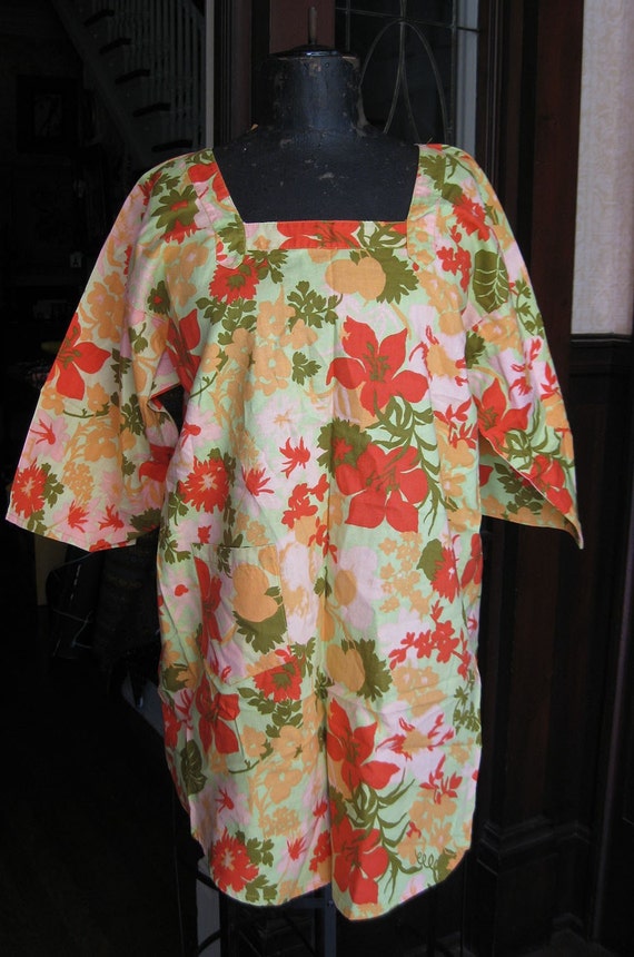 Design House Japan Vintage Floral Smock Apron