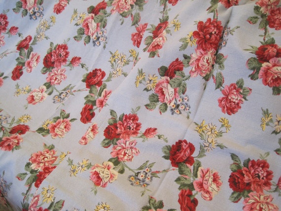 Vintage Ralph Lauren Fabric 2 Curtain Panels by nappinghousestudio