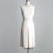 Reserved For Bonnie - CREAM DRESS 1990s Vintage Cream Wool Shift Dress
