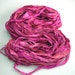 Silk Sari Ribbon Called Pretty in Pink HALF skein NEW shade