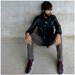 Aries scarf. Black jersey tshirt scarf. For men or women. Aries zodiac screenprint by Blackbird Tees