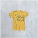 The Deserter - mens tshirt - urban camel screenprint on American Apparel heather gold t shirt - gift for him - S/M/L/XL