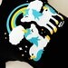 Unicorn Shirt - Black KAWAII Unicorns T-Shirt - Available in Ladies sizes S- Small