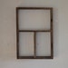 Eco friendly reclaimed barnwood wall shelf 15 x 22 x 3.5