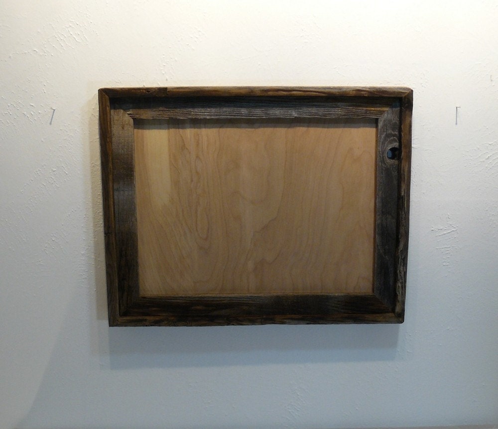 Rustic barnwood picture frame 12x16 free shipping