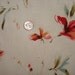 Pretty and delicate floral on off white 1 yd
