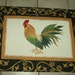 FLOORCLOTH French Country painted canvas rug ROOSTER