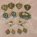 Bird Nest Set of Charms 560