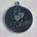 2 Silver Je T'Aime Charms 1251