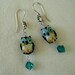 Owl and Crystal Earrings