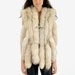 vintage 70s Arctic FOX FUR tails vest
