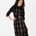 Plaid Knit Mr. Mort 60s Dress