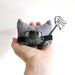 Plush Toys - Two Cats - Big and Bad - RESERVED to tanyaknitsthis