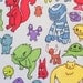 Art Print on Canvas - Monster Mix - Wall Art 10x8 Inches
