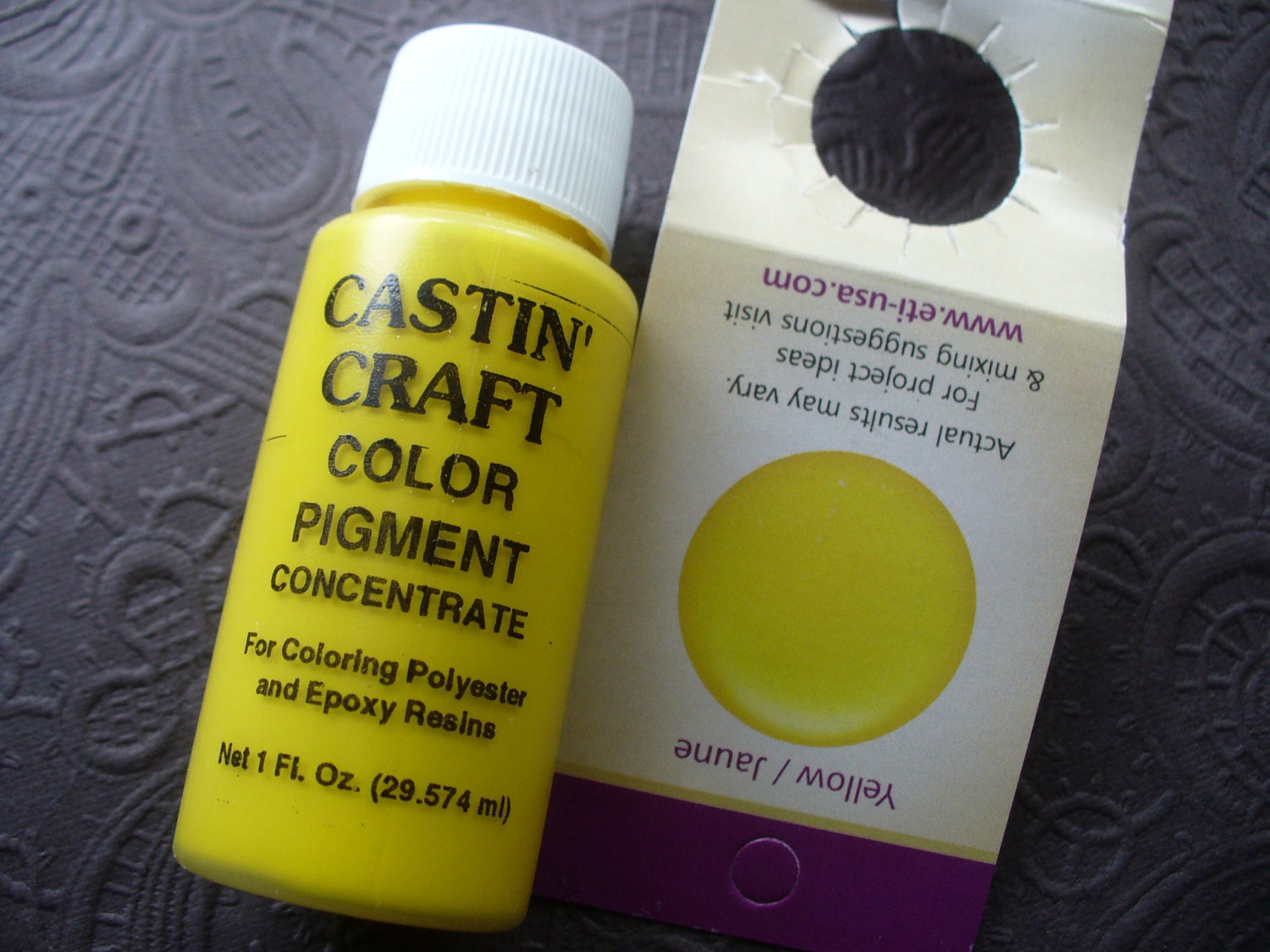 Yellow Opaque 29ml Dye Colorant Resin Epoxy Tint Castin'