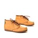 size 8 CHUKKA tan leather 80s MOCCASIN lace up ankle boots