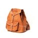 SOUTHWEST tan leather 80s BACKPACK small mini CUBA