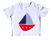 Boat T-shirt  / Boys Tee Shirt / Baby Shirt / Children's Clothes