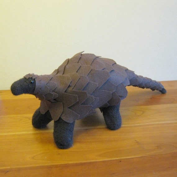 stuffed pangolin