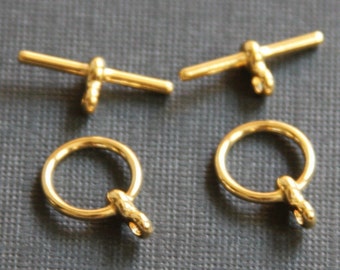 100 sets of Gold plated Toggle clasps