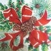 Lovely Vintage Christmas Yule Pinecone Runner