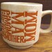 Vintage Typography Mother Mom Mug Stoneware