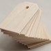 4 Wood Gift Tags - 3 1/4'' Tall