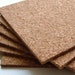 Square Cork Coasters - Set of 12